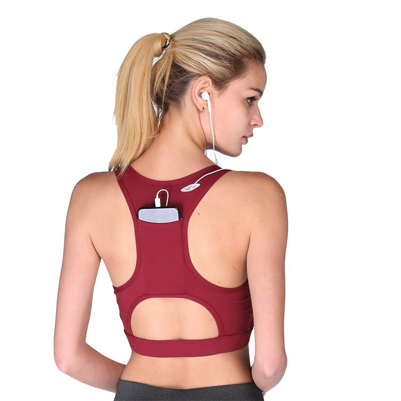 GoodzVill™ Halter Fitness Bra