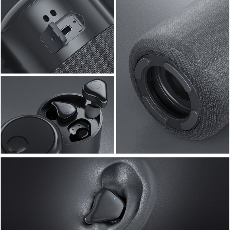 GoodzVill™ Bluetooth Speaker with Earbuds